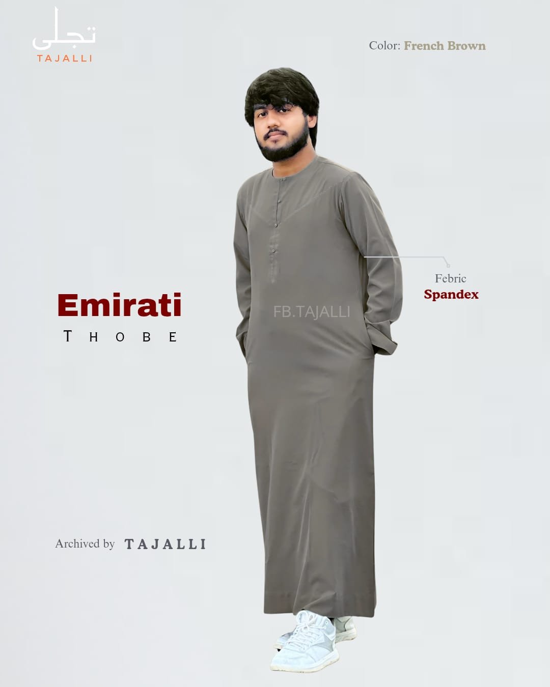 Emirati Thobe Jubba